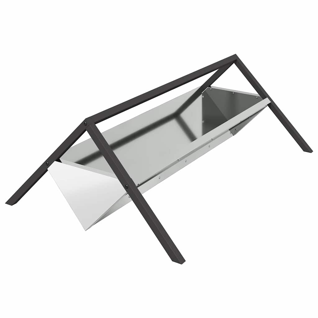 Voederbak Voor Vee Zilver 111 X 76 X 38 Cm 10 Kg