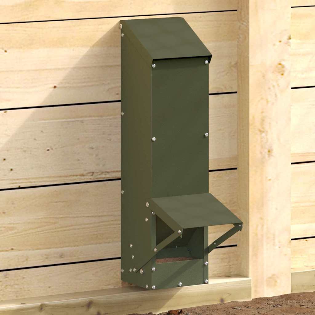 Kip Voerbak Zilver 13 X 12 X 51 Cm Gegalvaniseerd Staal