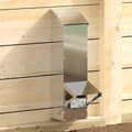 Kip Voerbak Zilver 13 X 12 X 51 Cm Gegalvaniseerd Staal
