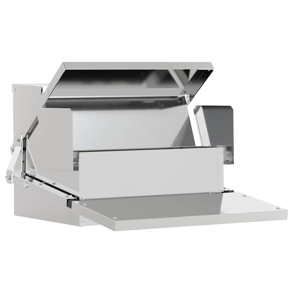 Kippen Treadle Voeder Zilver 50 X 40 X 29 Cm 2 Kg