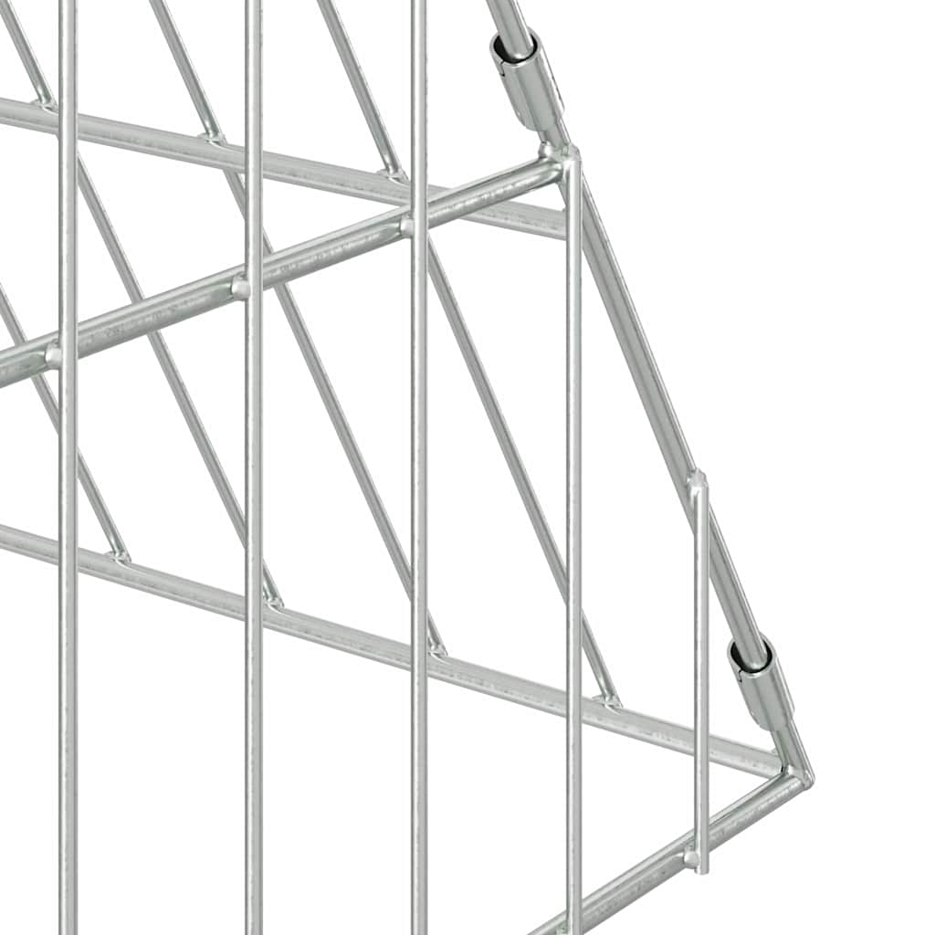 Kippenhok Zilver 650 X 100 X 85 Cm Gegalvaniseerd Staal