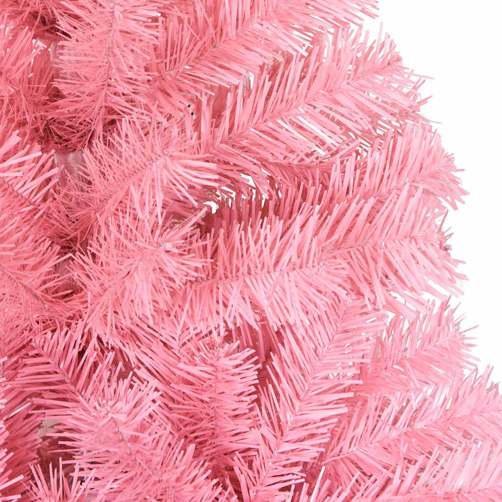 Kerstboom Met 300 Led Met Standaard Pvc Roze