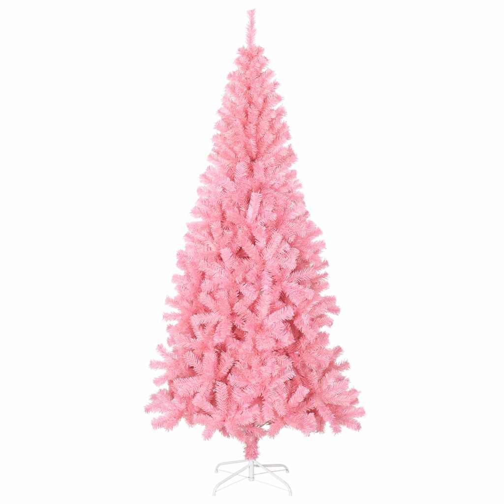 Kerstboom Met 300 Led Met Standaard Pvc Roze