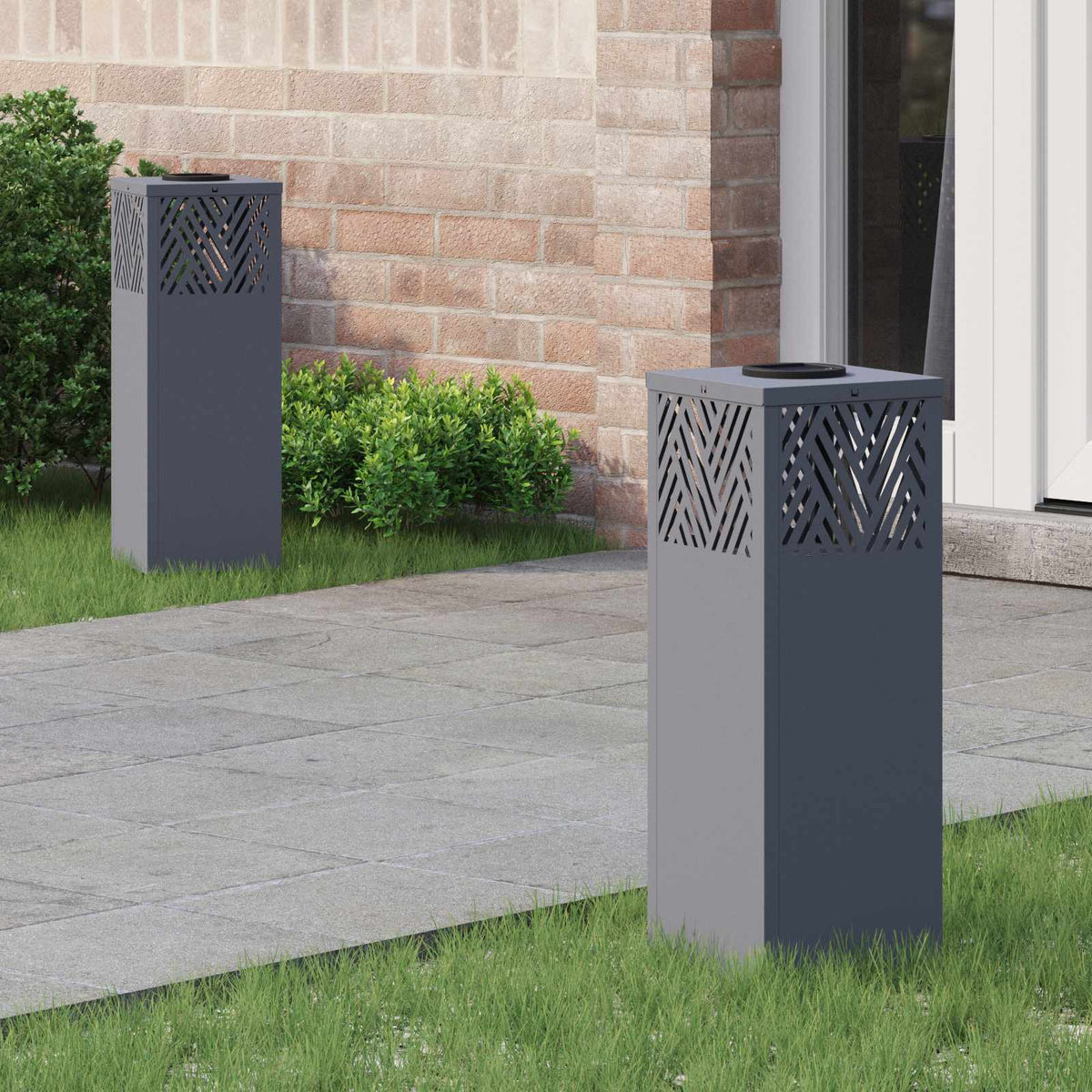Solar Led Pad Licht 2 St Warmwit