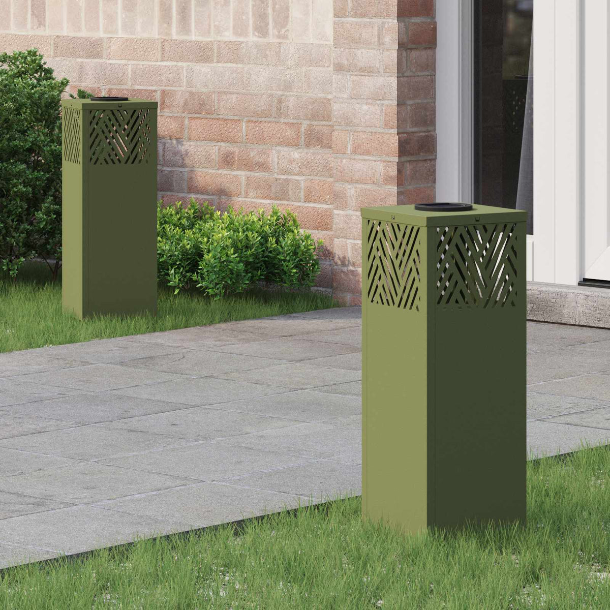 Solar Led Pad Licht 2 St Warmwit