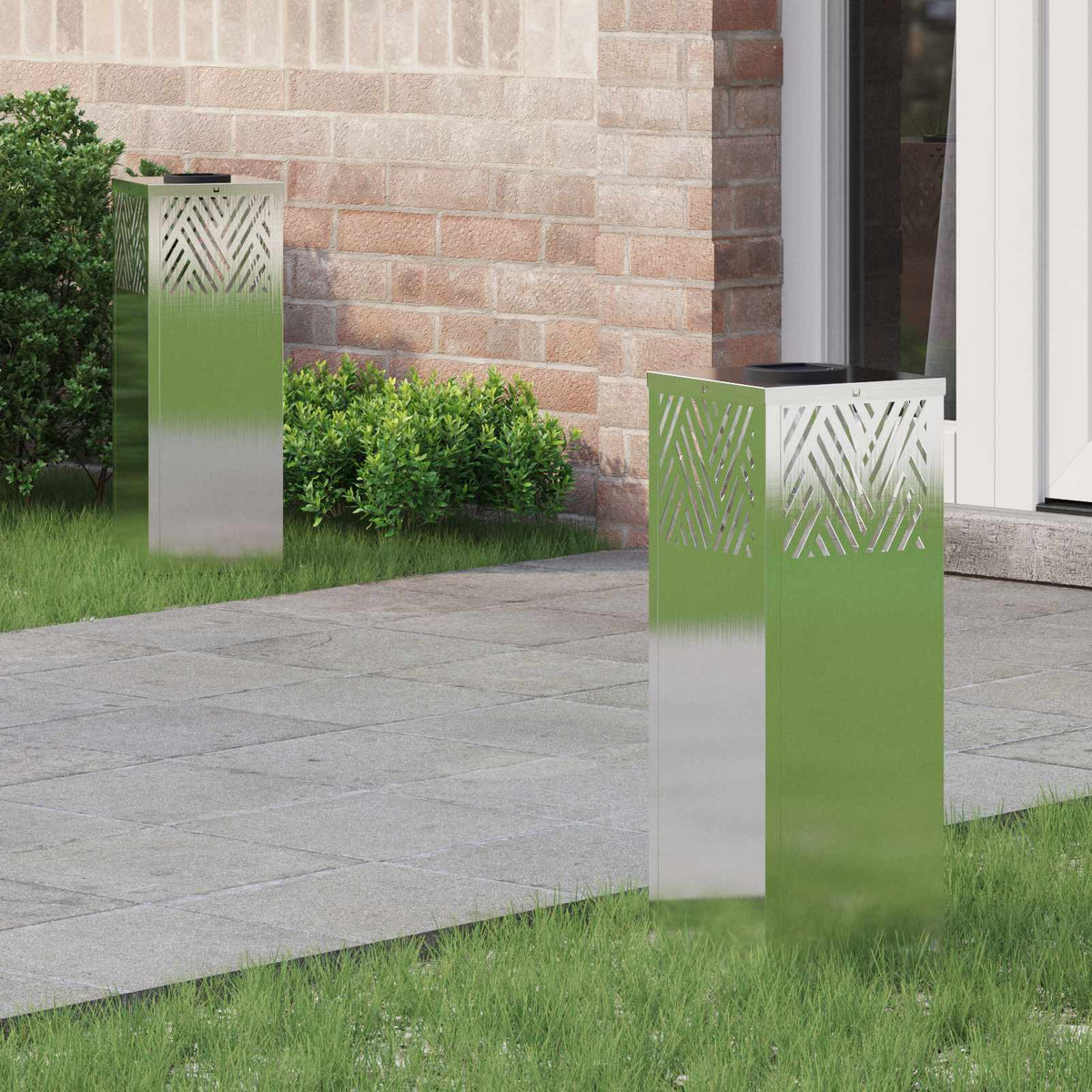 Solar Led Pad Licht 2 St Warmwit