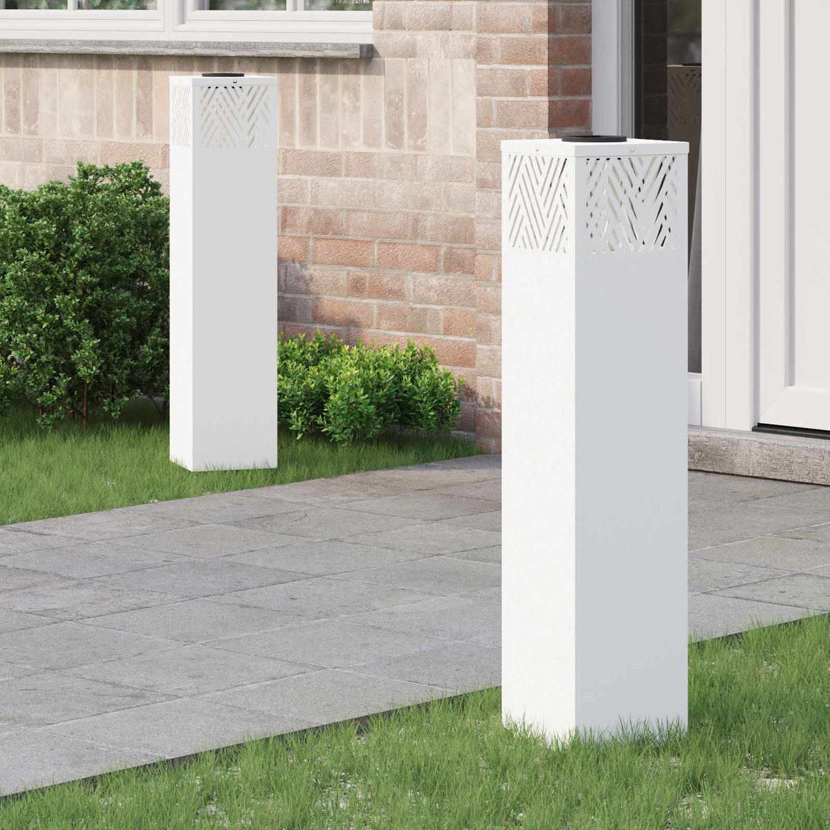 Solar Led Pad Licht 2 St Warmwit