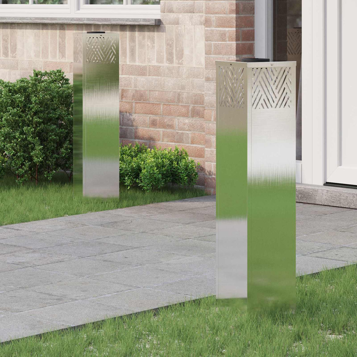Solar Led Pad Licht 2 St Warmwit