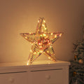 3D Ster 50 Led's Warmwit 55 X 52.5 X 9 Cm Pet