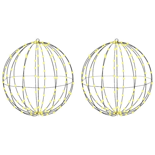 Bal 2 St 60 X 60 X 62 Cm Metaal 384 Led's