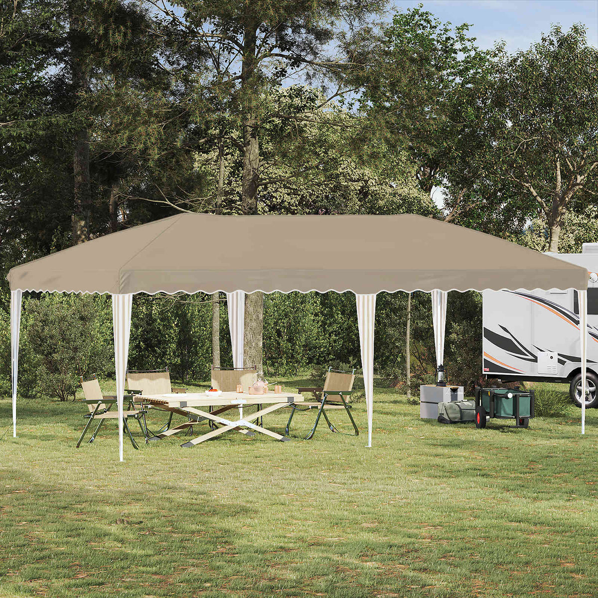 Pop-Up Partytent 575 X 288 X 245 Cm
