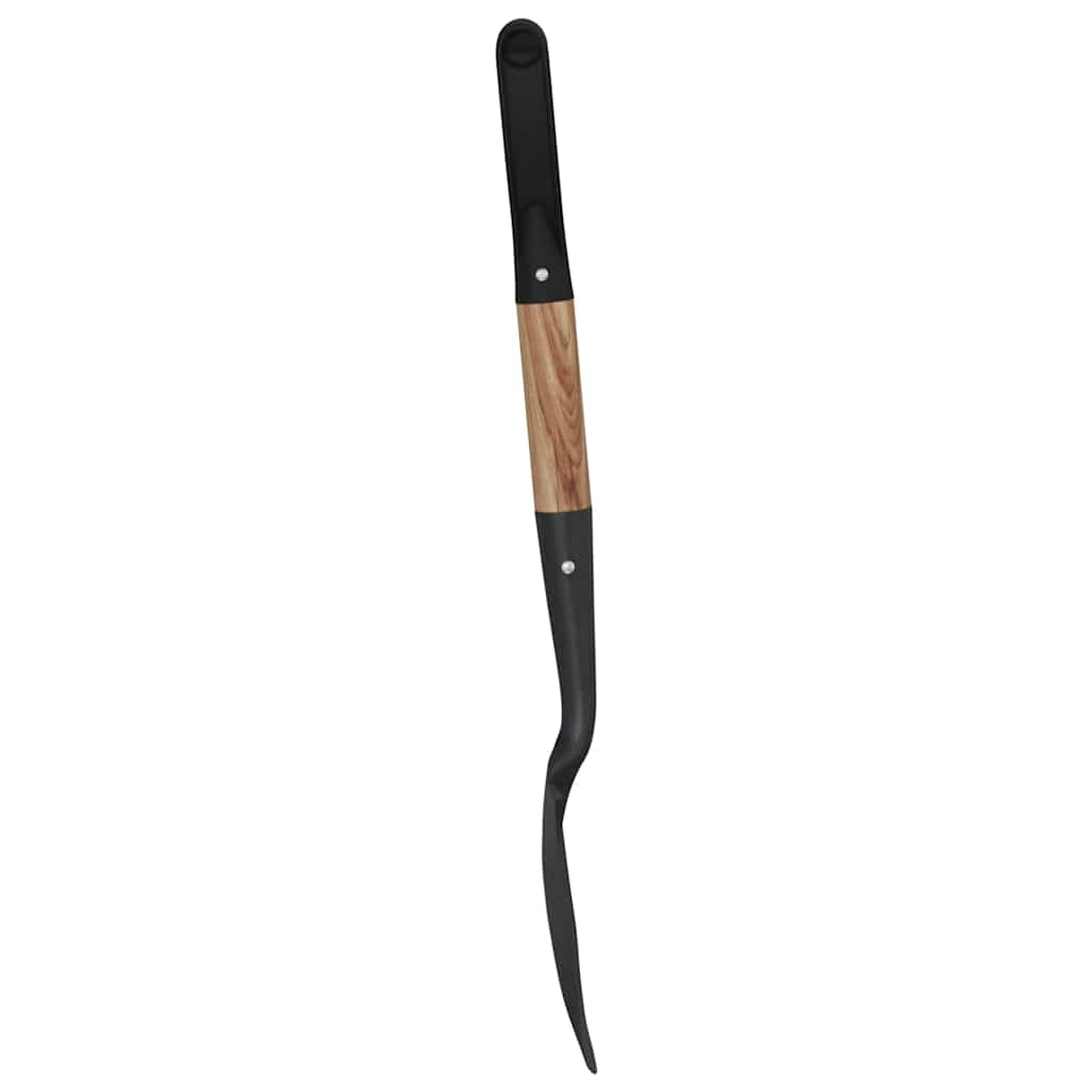 Schep Zwart 68,5 Cm Krachtig Gecoat Staal En Massief Hout