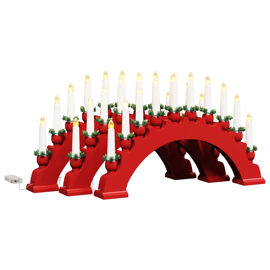 Kerst Kaarsenboog Met 10 Led Kaarsen 3 St Led's Warmwit