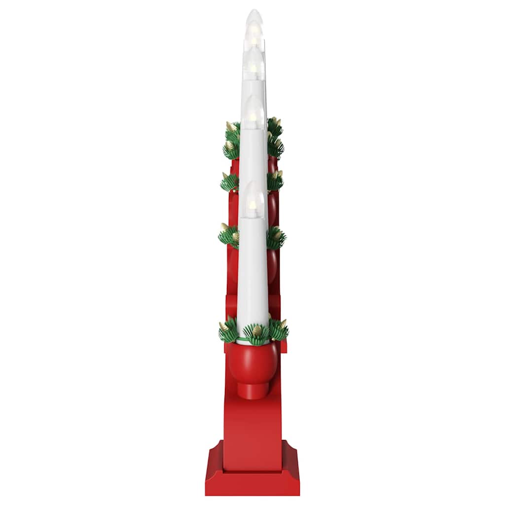Kerst Kaarsenboog Met 10 Led Kaarsen 3 St Led's Warmwit