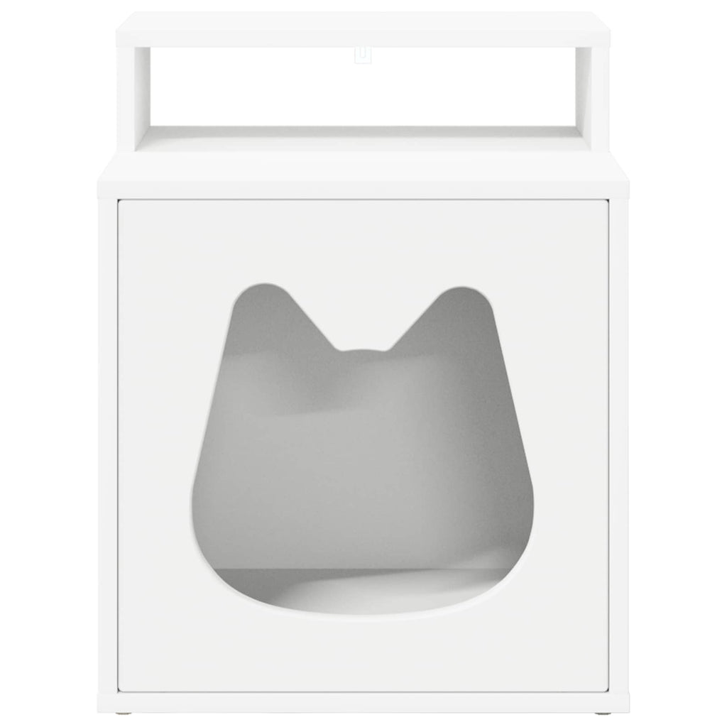 Kattenhuis 42,5 X 40 X 53,5 Cm Bewerkt Hout