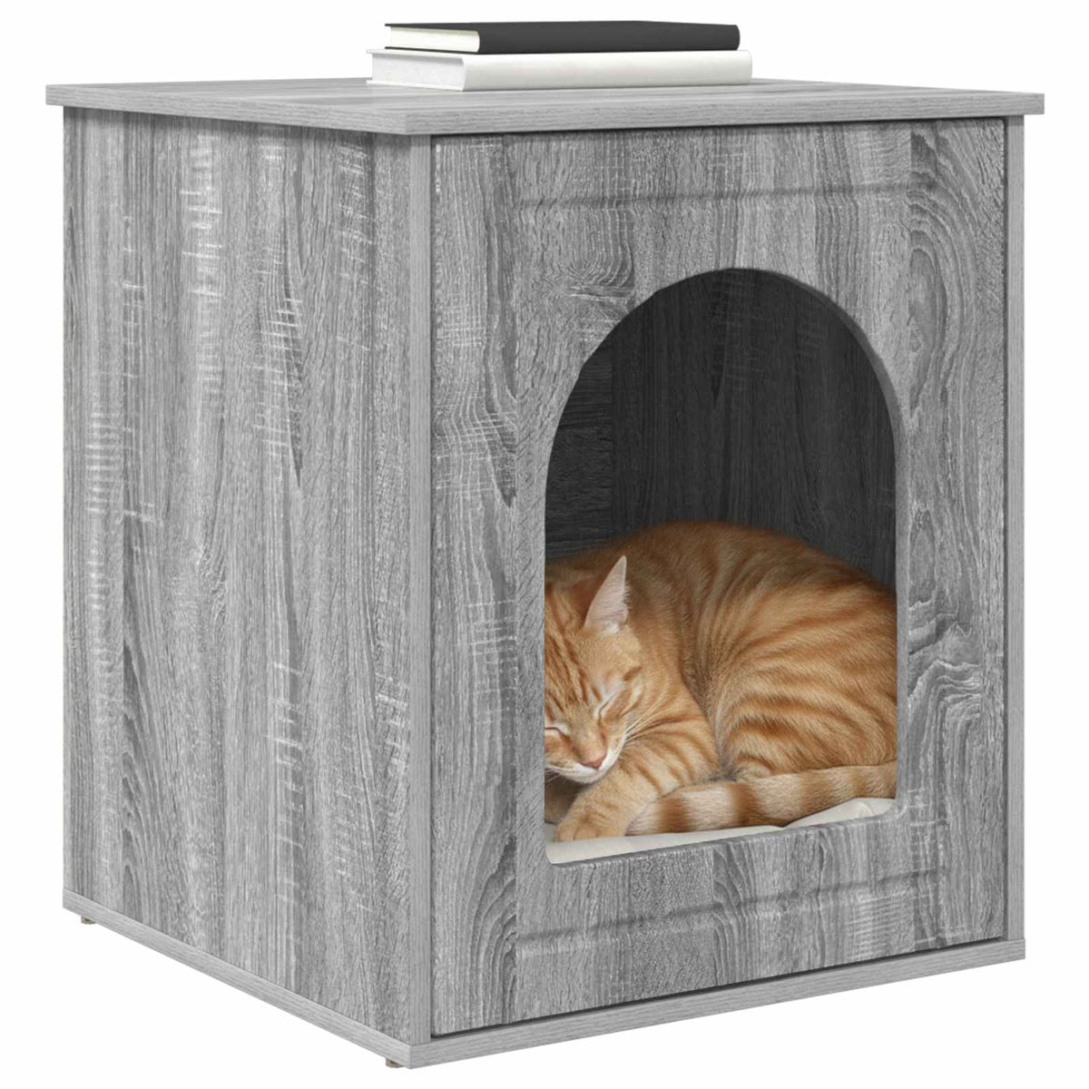 Kattenhuis 53 X 52 X 62 Cm Bewerkt Hout