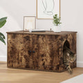 Kattenhuis 85 X 55 X 50,5 Cm Bewerkt Hout