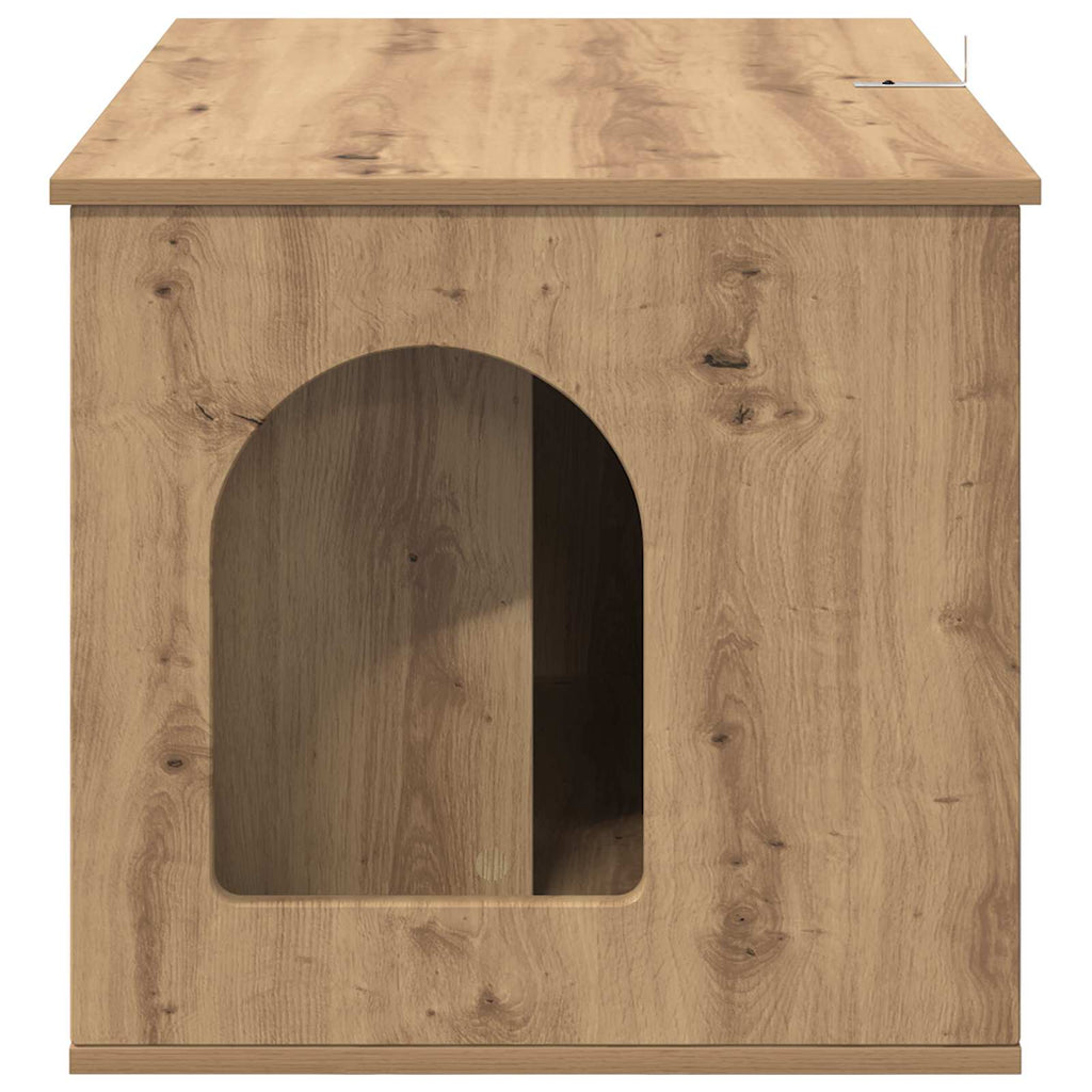 Kattenhuis 85 X 55 X 50,5 Cm Bewerkt Hout