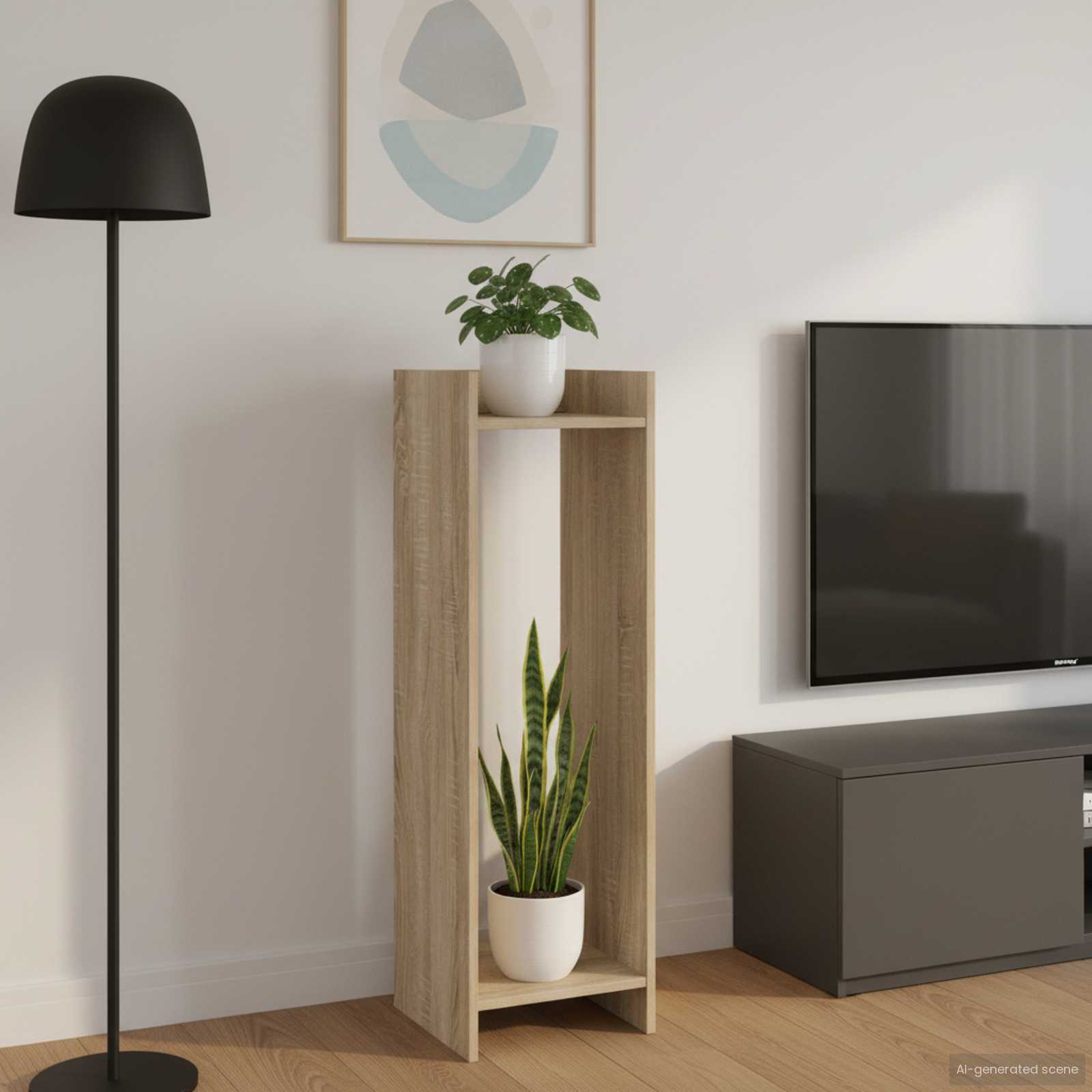 Plantenstandaard Oudhout Geconstrueerd Hout