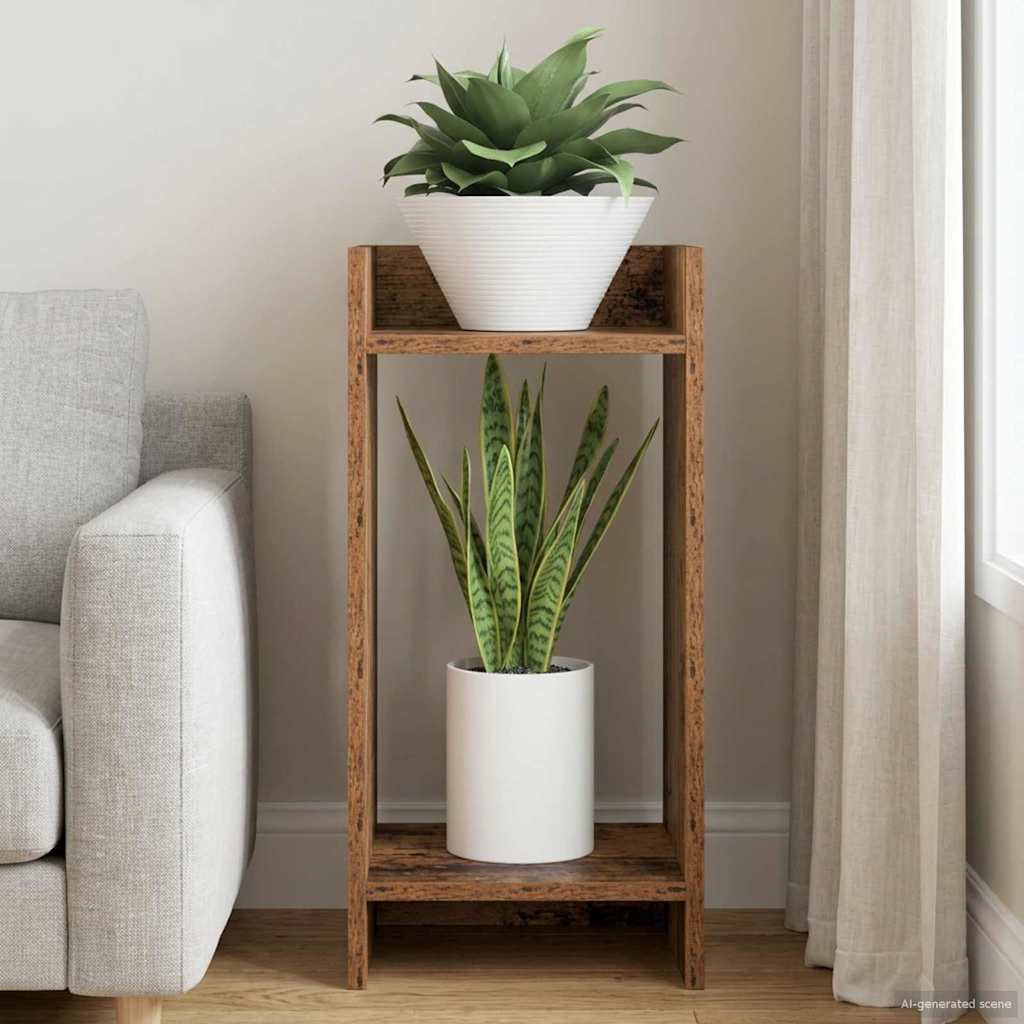 Plantenstandaard Oudhout Geconstrueerd Hout