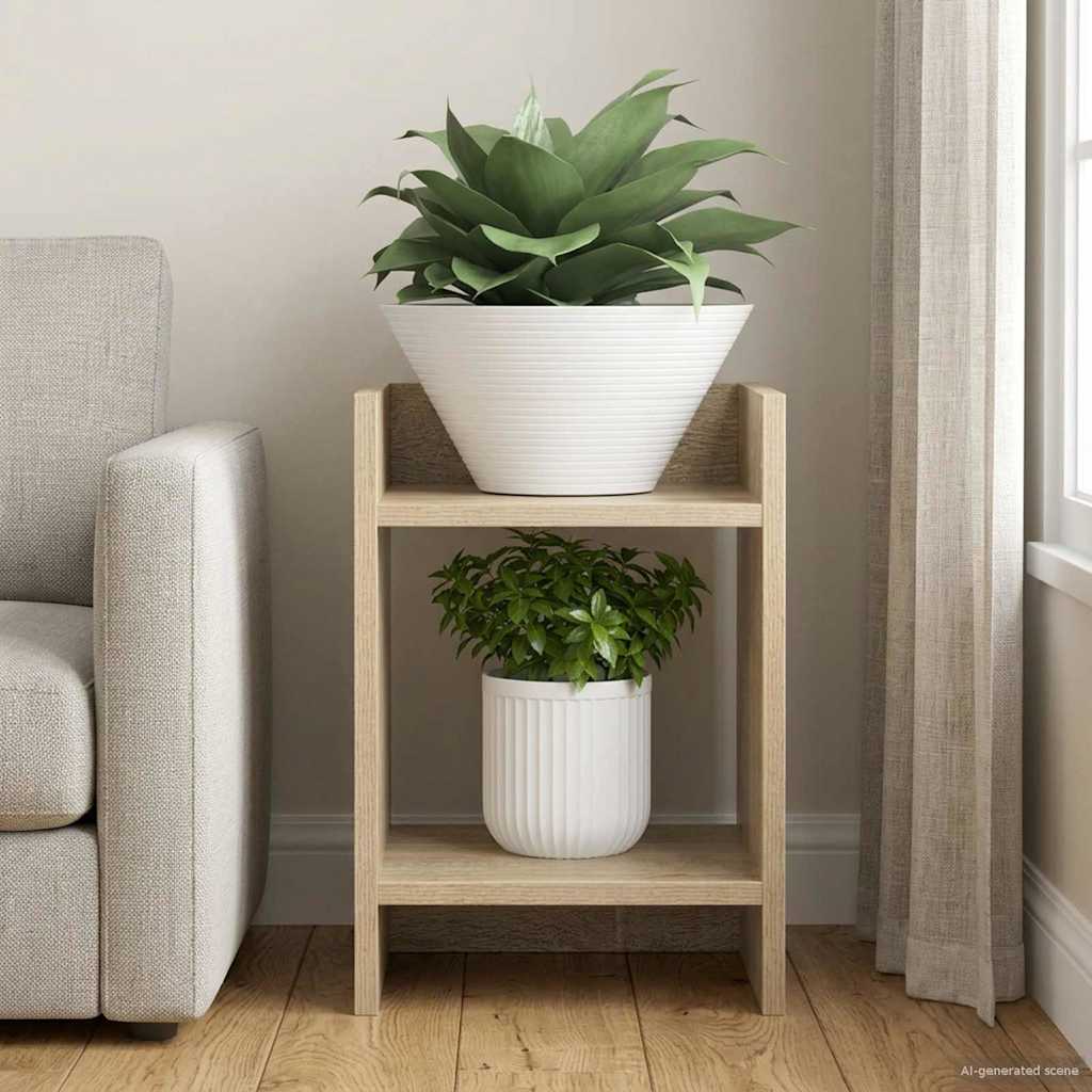 Plantenstandaard Oudhout Geconstrueerd Hout