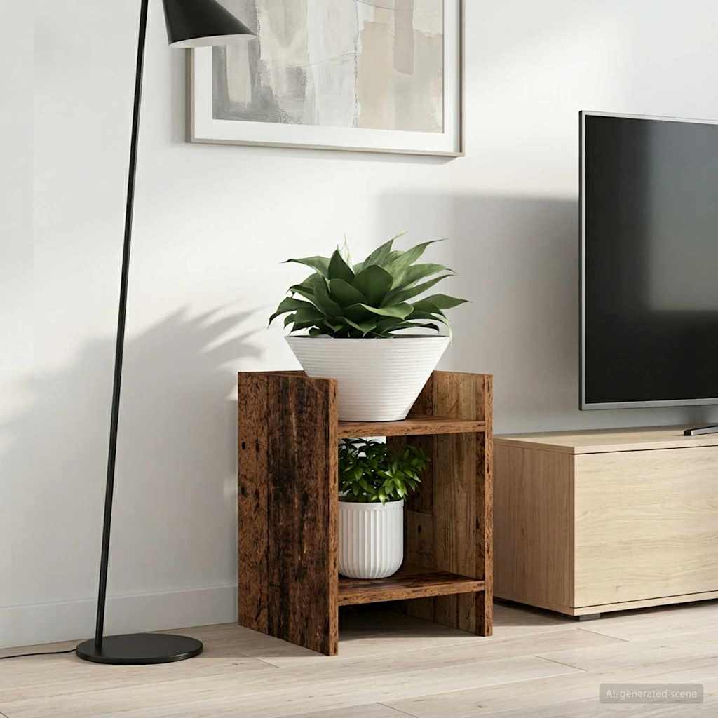 Plantenstandaard Oudhout Geconstrueerd Hout