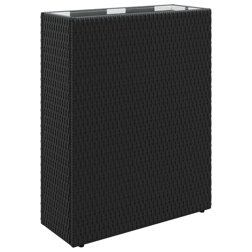 Hoge Plantenbak 55 X 22 X 70 Cm Polyrattan