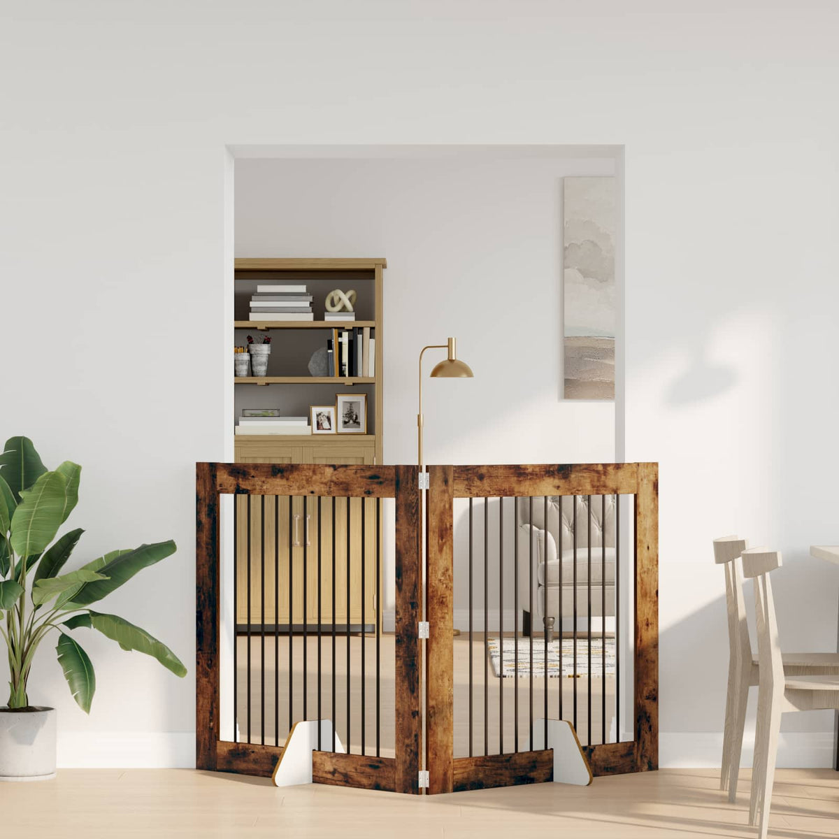 Opvouwbaar Hondenhek Met Standaards 8 St 60 Cm
