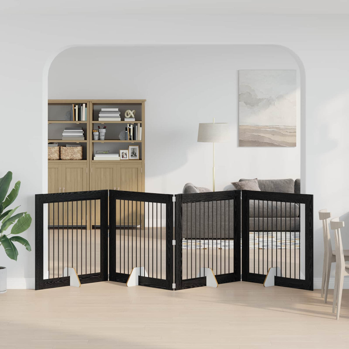 Opvouwbaar Hondenhek Met Standaards 8 St 60 Cm
