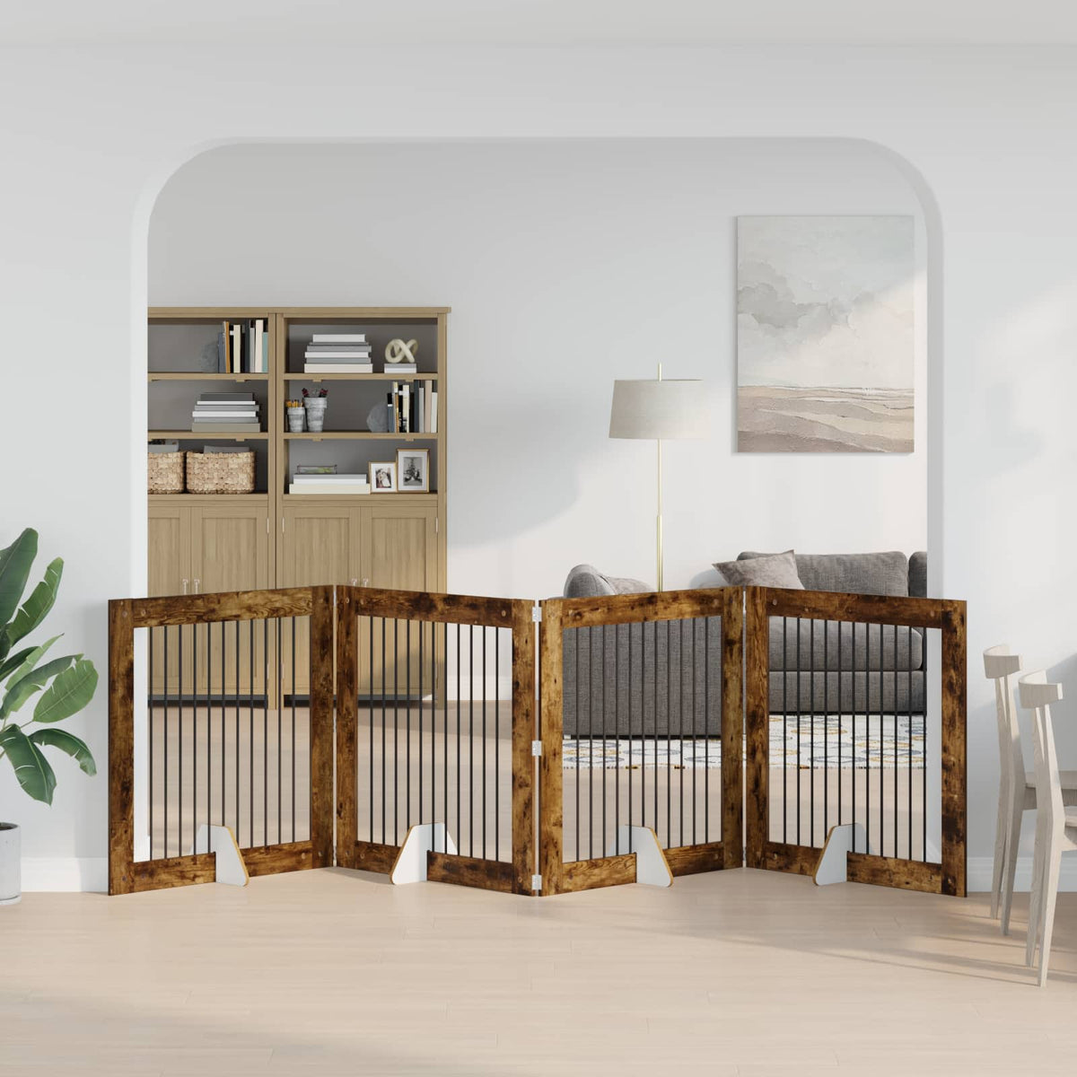 Opvouwbaar Hondenhek Met Standaards 8 St 60 Cm