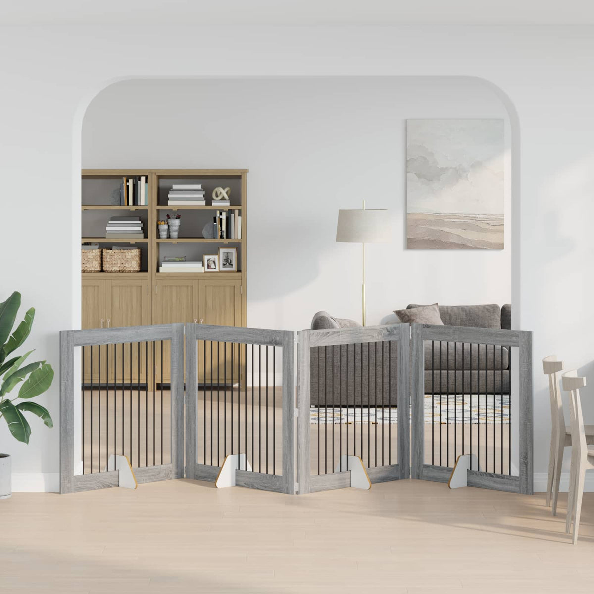 Opvouwbaar Hondenhek Met Standaards 8 St 60 Cm