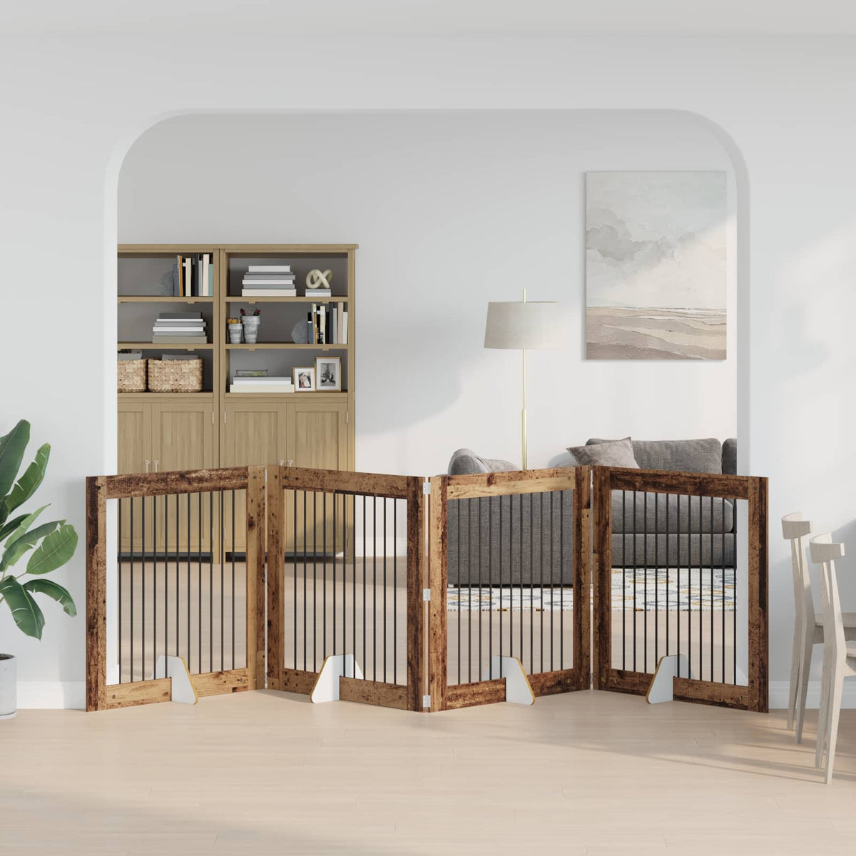 Opvouwbaar Hondenhek Met Standaards 8 St 60 Cm