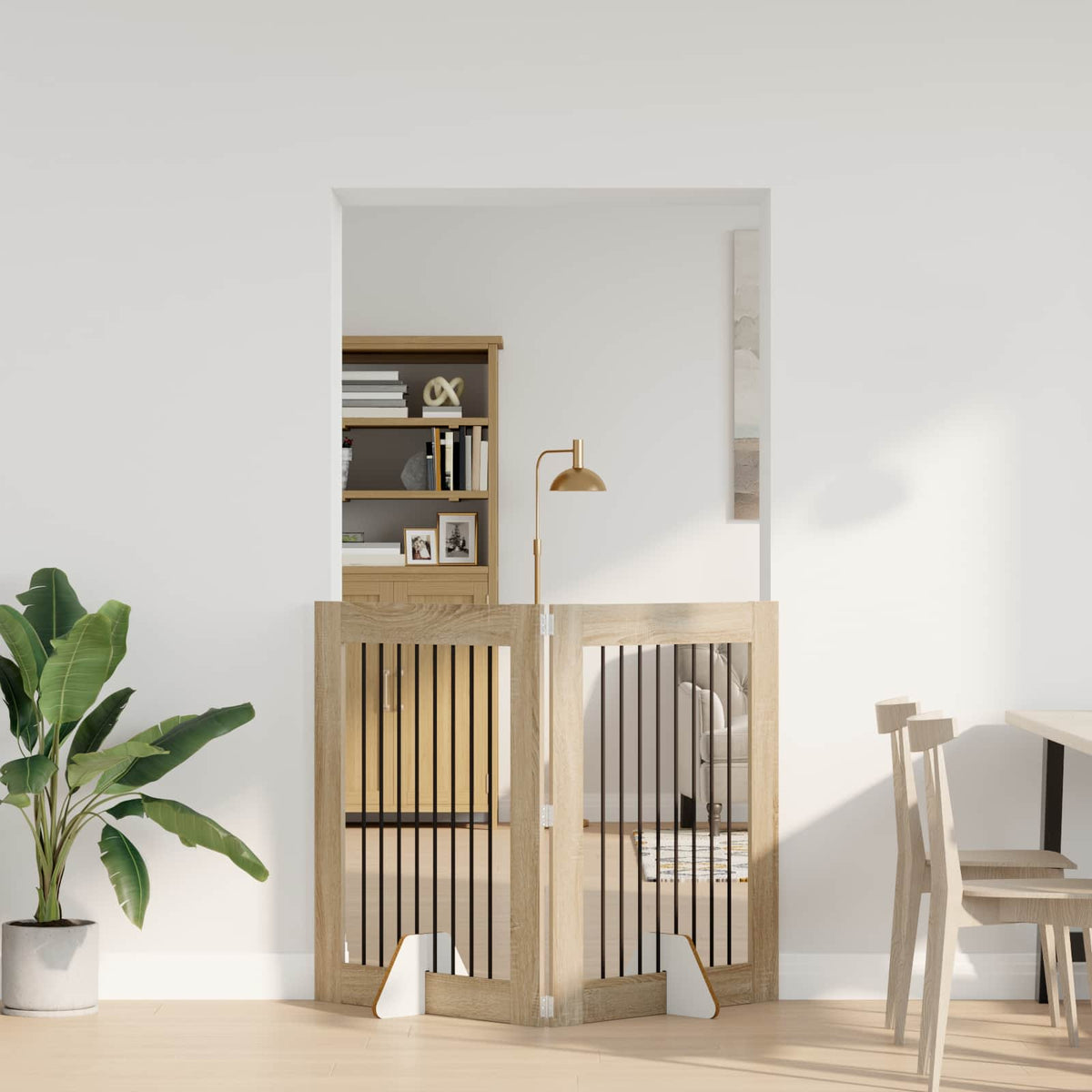 Opvouwbaar Hondenhek Met Standaards 8 St 60 Cm