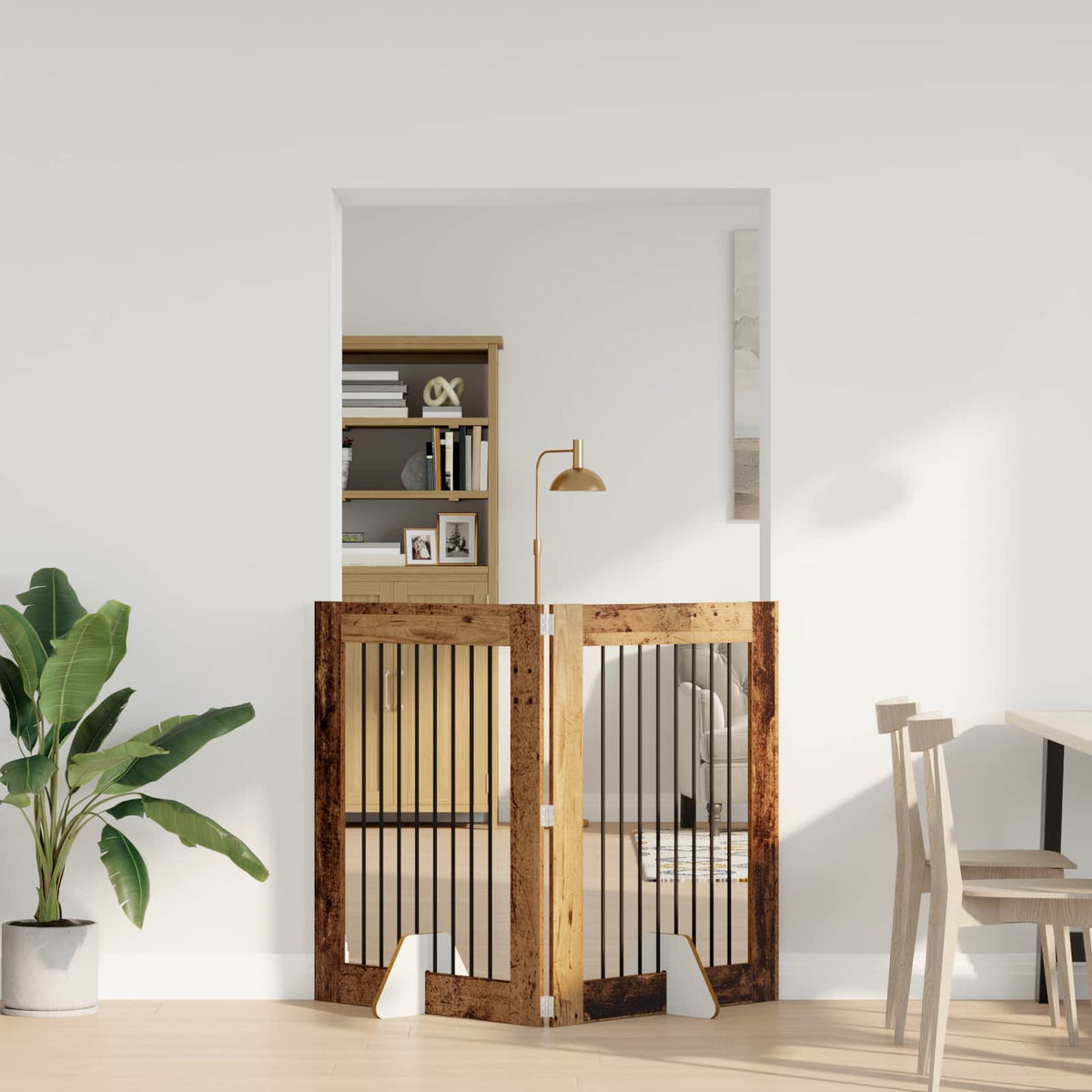 Opvouwbaar Hondenhek Met Standaards 8 St 60 Cm