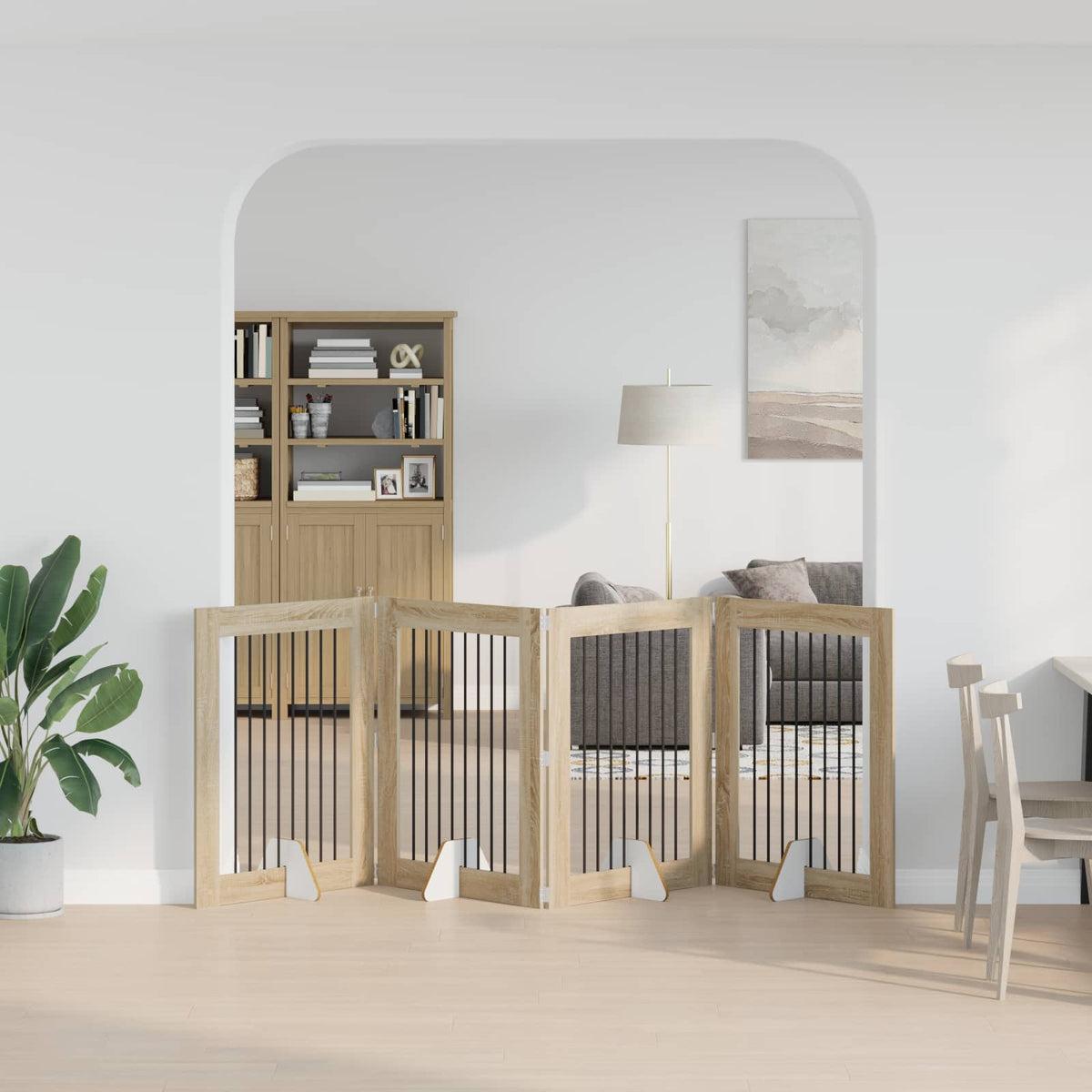 Opvouwbaar Hondenhek Met Standaards 8 St 60 Cm