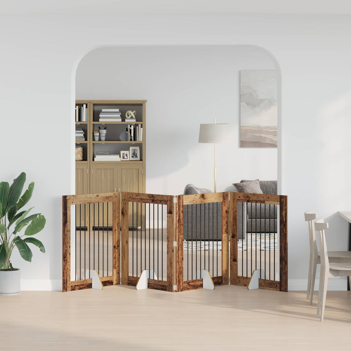 Opvouwbaar Hondenhek Met Standaards 8 St 60 Cm