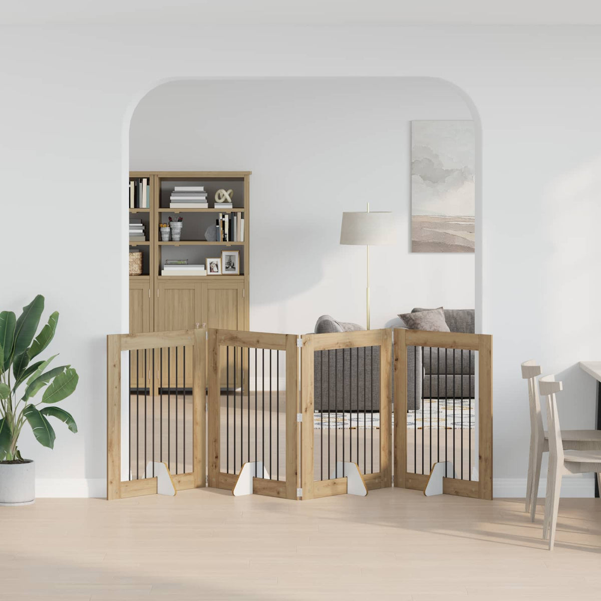 Opvouwbaar Hondenhek Met Standaards 8 St 60 Cm