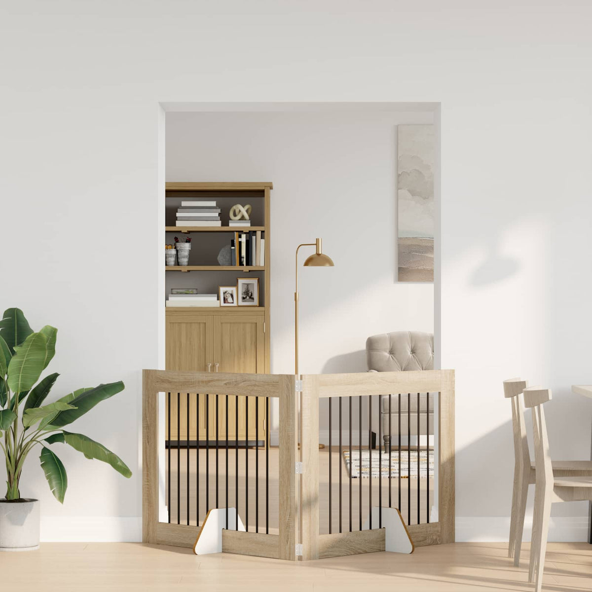 Opvouwbaar Hondenhek Met Standaards 8 St 60 Cm