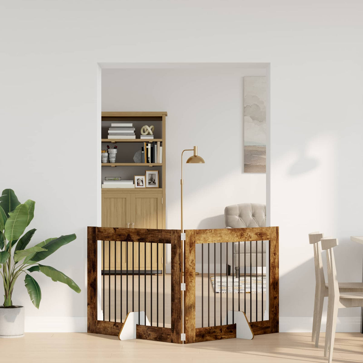 Opvouwbaar Hondenhek Met Standaards 8 St 60 Cm