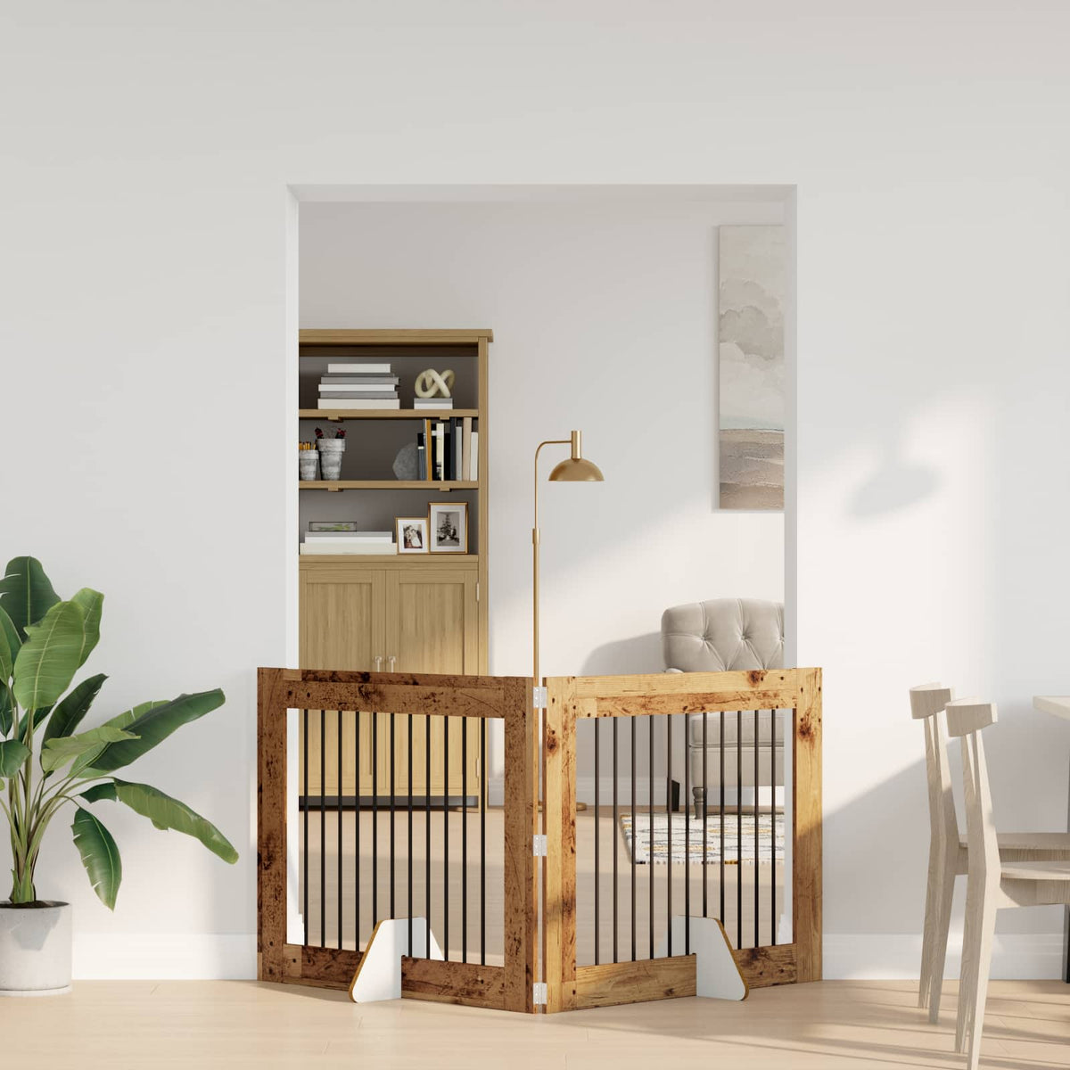 Opvouwbaar Hondenhek Met Standaards 8 St 60 Cm