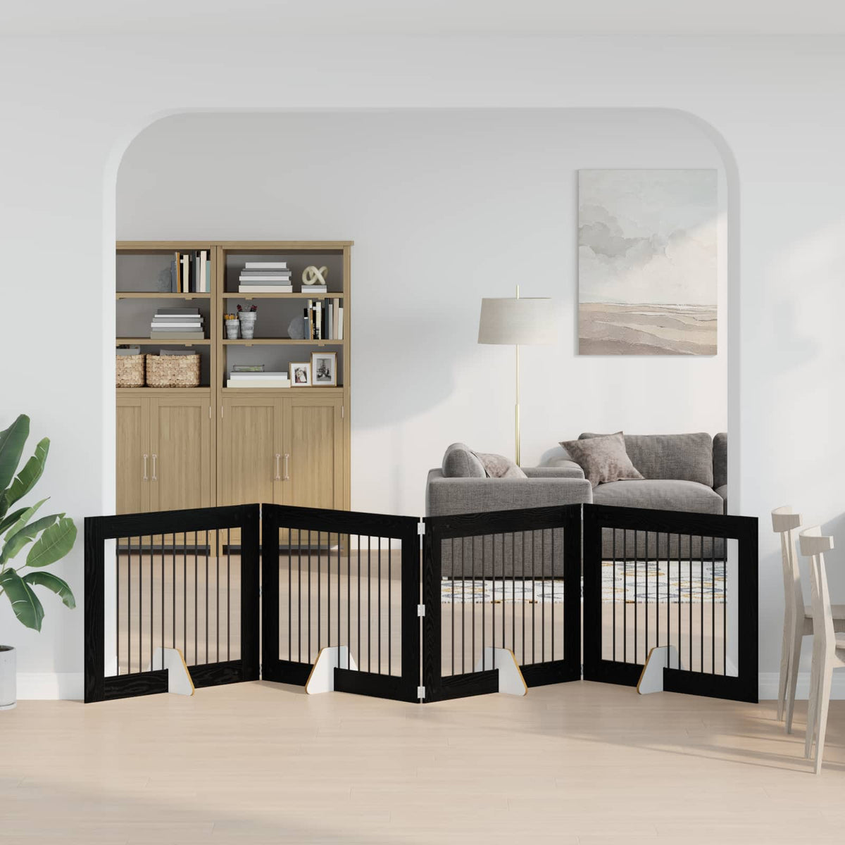 Opvouwbaar Hondenhek Met Standaards 8 St 60 Cm