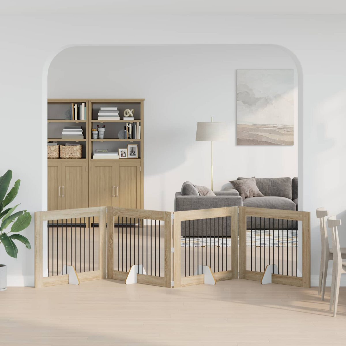 Opvouwbaar Hondenhek Met Standaards 8 St 60 Cm