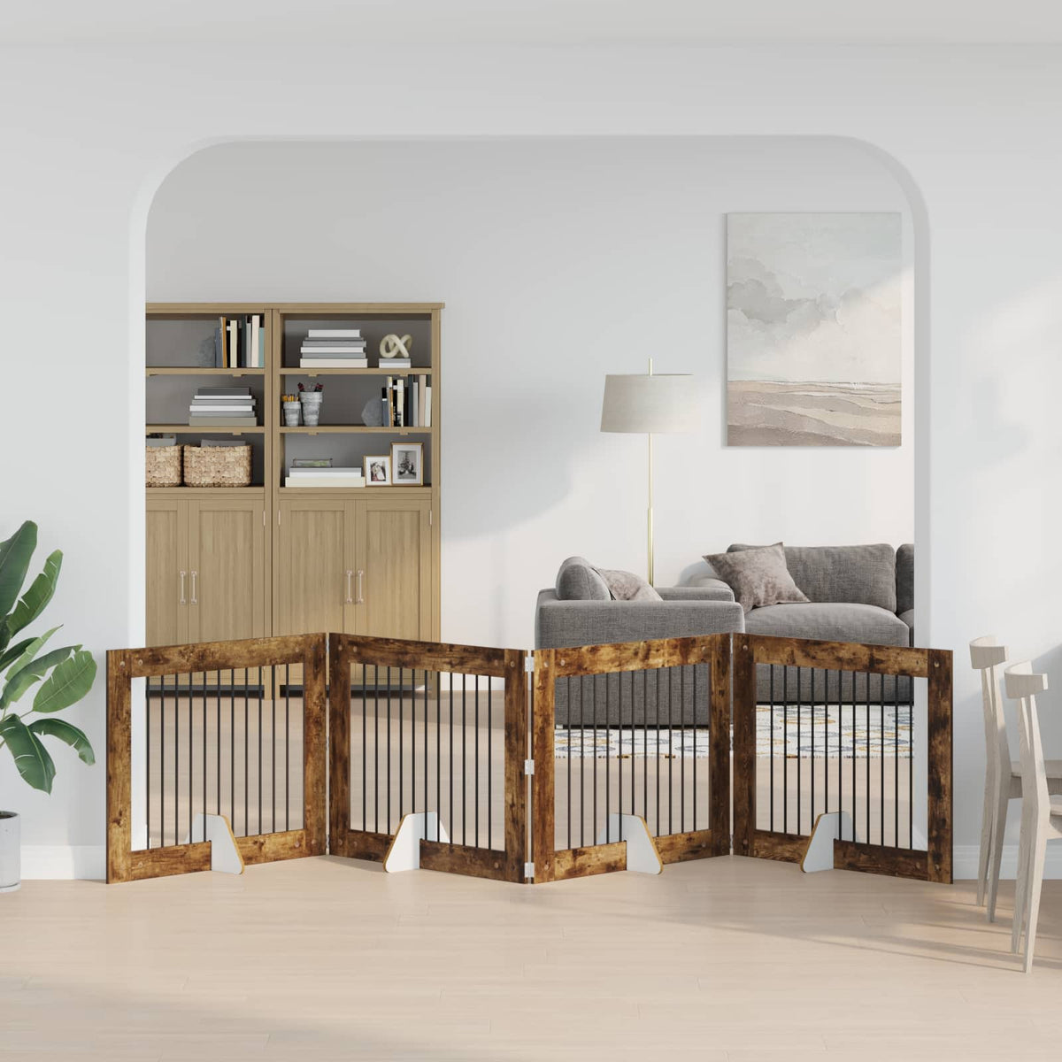 Opvouwbaar Hondenhek Met Standaards 8 St 60 Cm