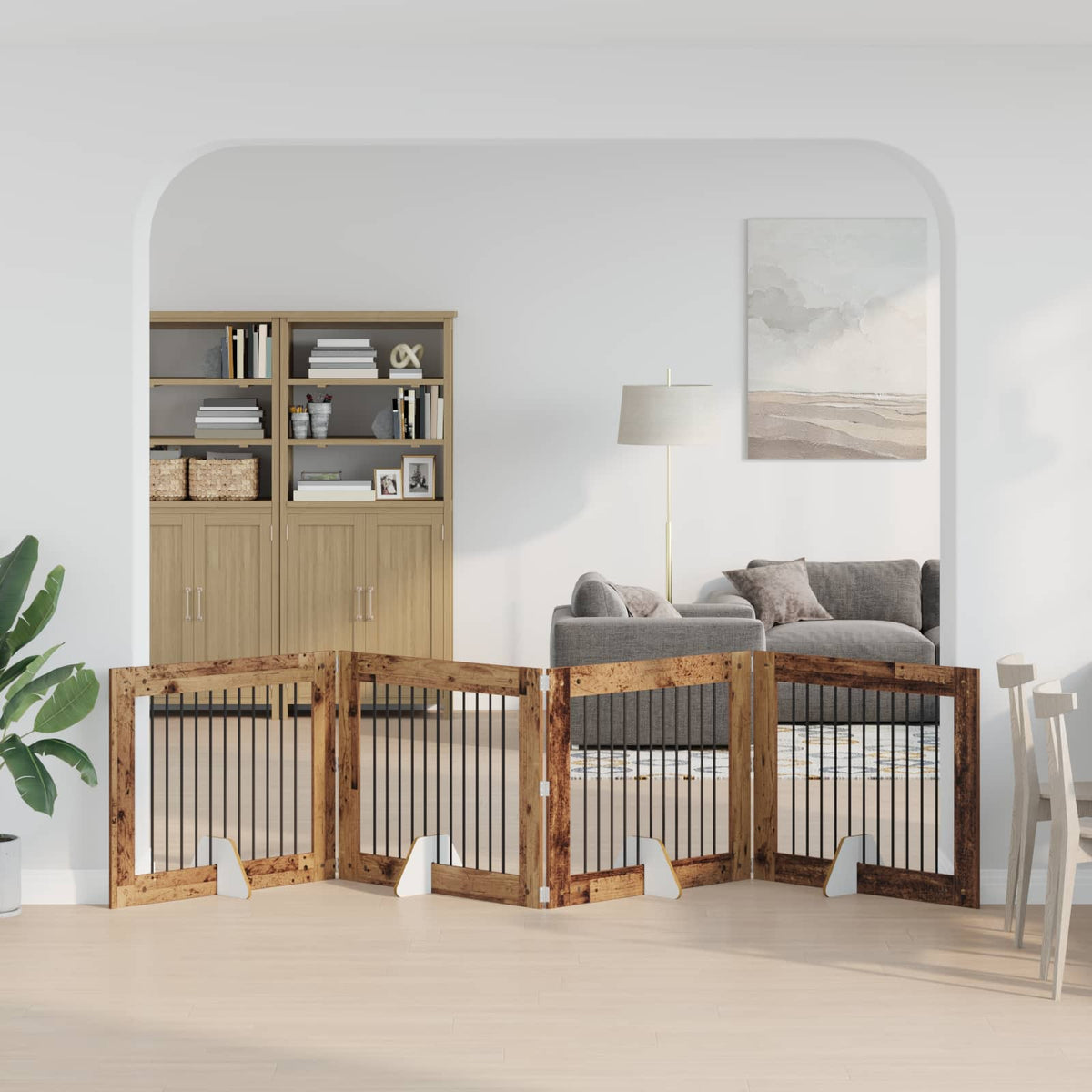 Opvouwbaar Hondenhek Met Standaards 8 St 60 Cm