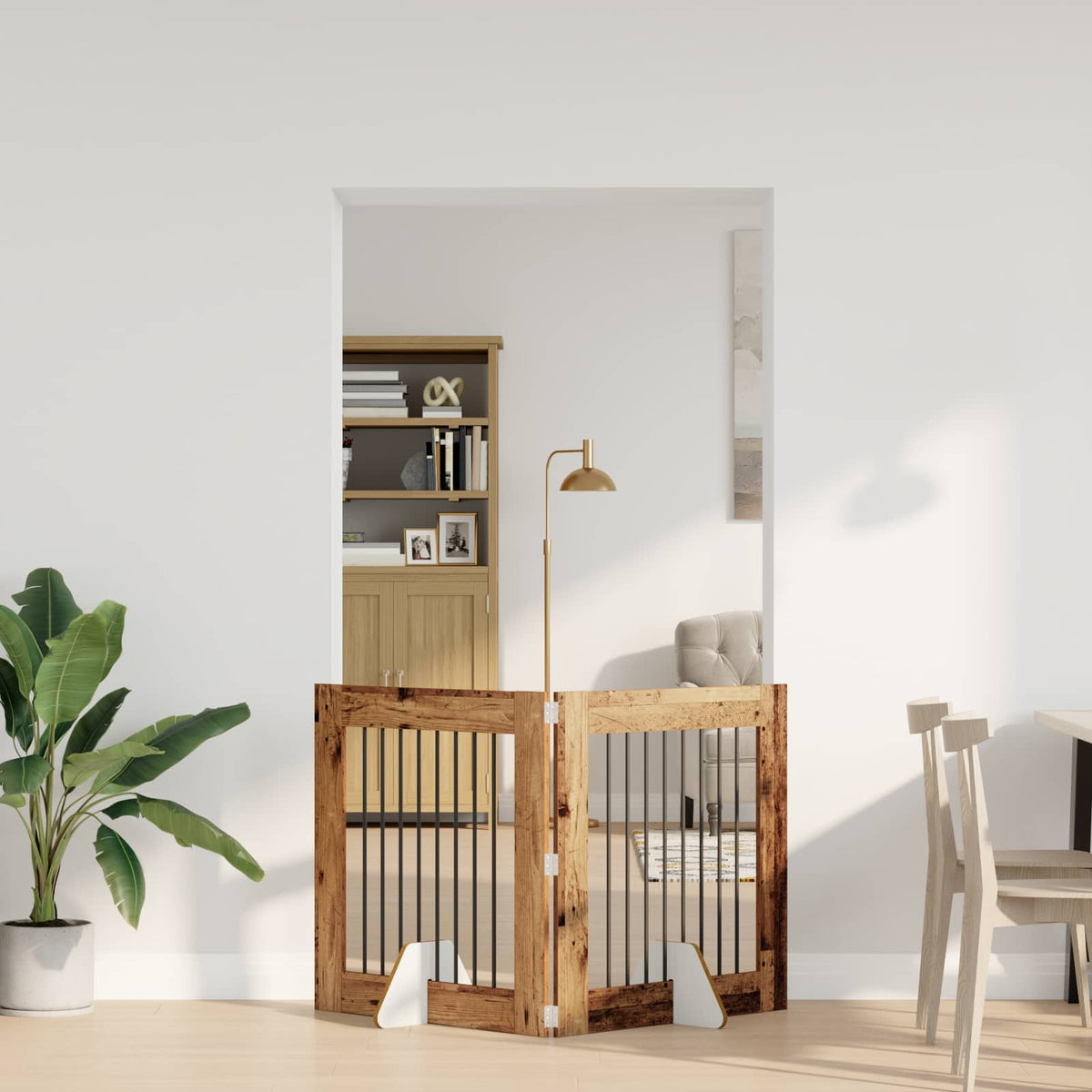 Opvouwbaar Hondenhek Met Standaards 8 St 60 Cm