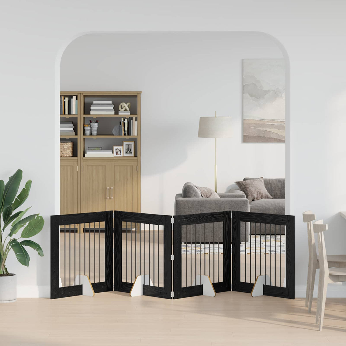Opvouwbaar Hondenhek Met Standaards 8 St 60 Cm