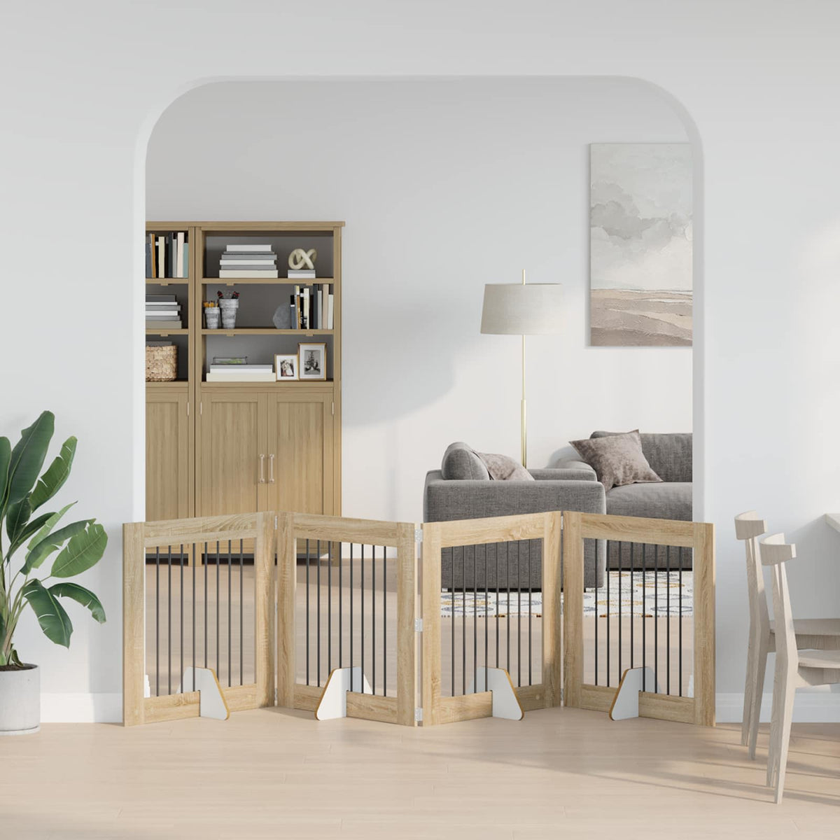 Opvouwbaar Hondenhek Met Standaards 8 St 60 Cm