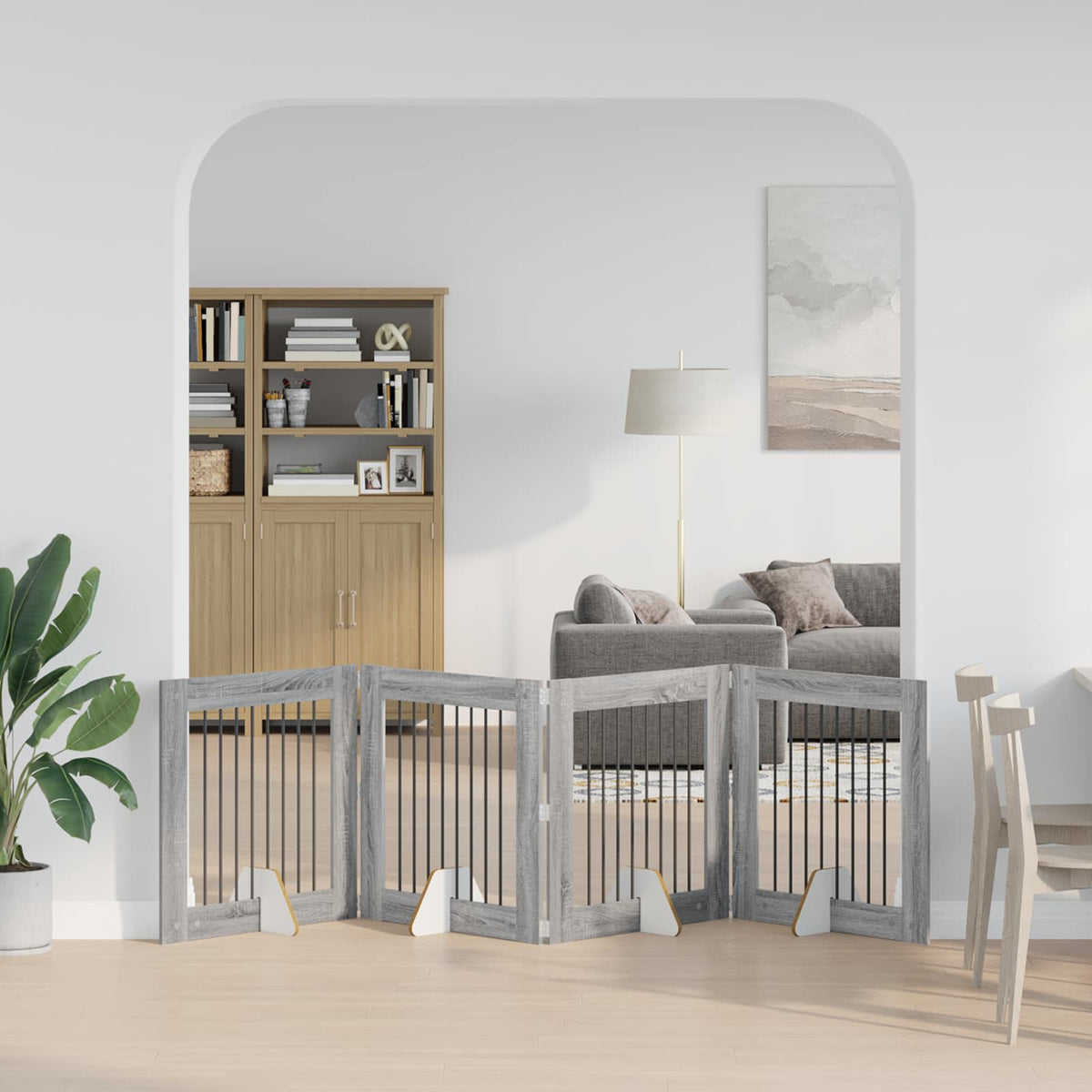 Opvouwbaar Hondenhek Met Standaards 8 St 60 Cm