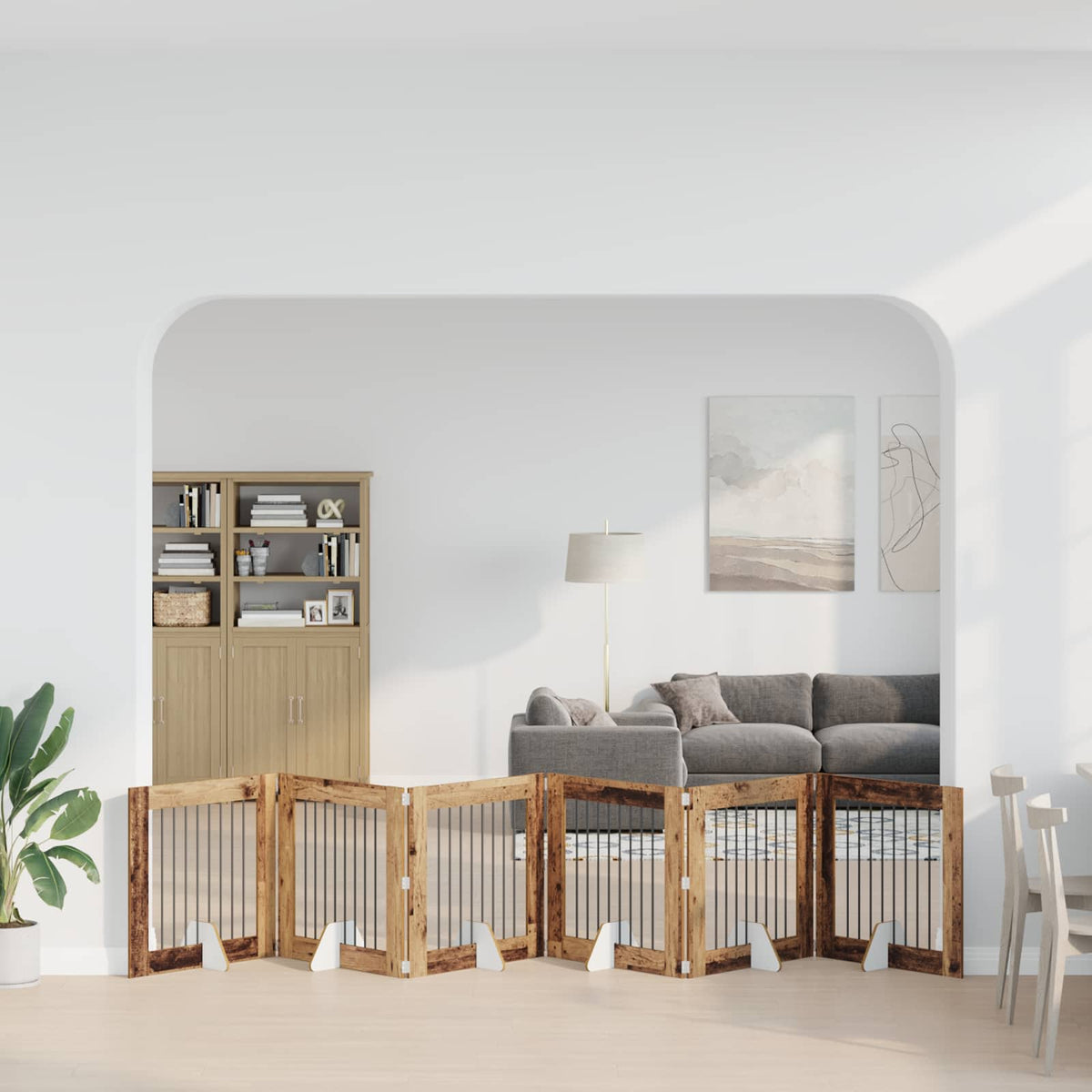 Opvouwbaar Hondenhek Met Standaards 8 St 60 Cm
