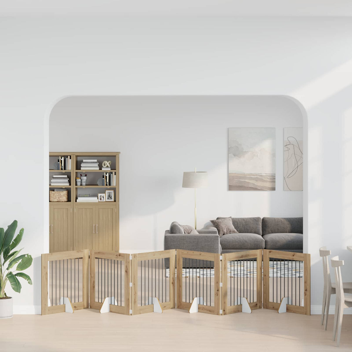 Opvouwbaar Hondenhek Met Standaards 8 St 60 Cm